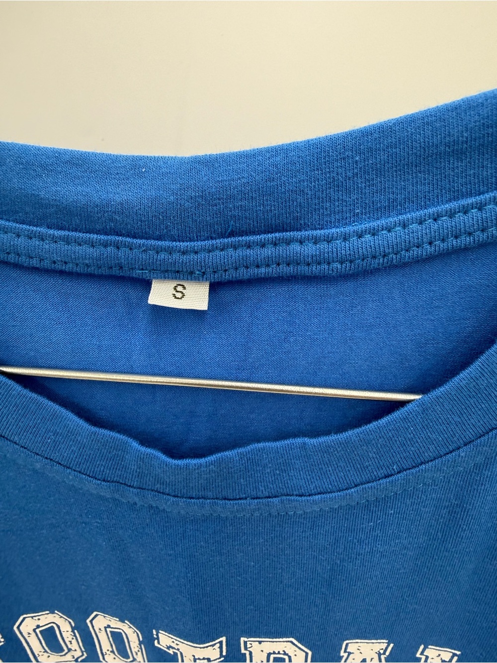 Blue Short Sleeve Tee - Classic Crewneck size SMALL S